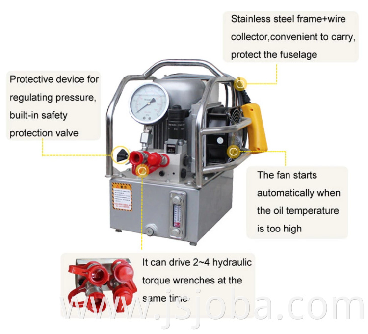 China manufacturer customized 220v hydraulic electric pump for hydraulic wrench